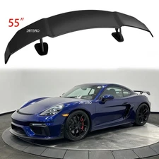 55" Glossy Black GT Style Rear Car Trunk Spoiler Wing For Porsche 718 Cayman GT4