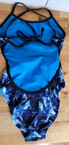 TYR DuraFast Elite Blue Ice 1-teiliger Badeanzug Größe Small Größe 30 – 75 $ - Bild 3 von 4