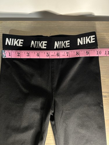 Nike Dri-fit Training Half Tight 4T Pro Leggings Kids Age 3/4 Black Compression - Picture 3 of 7