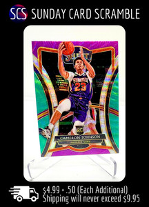 2019-20 Panini Select Premier Cameron Johnson #154 Tri-Color Prizm RC 🚚 Sale