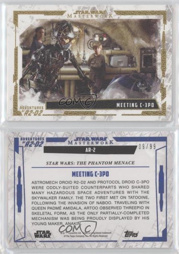 2017 Star Wars Masterwork Adventures of Canvas 9/99 R2-D2 Meeting C-3PO k4s - Picture 3 of 3