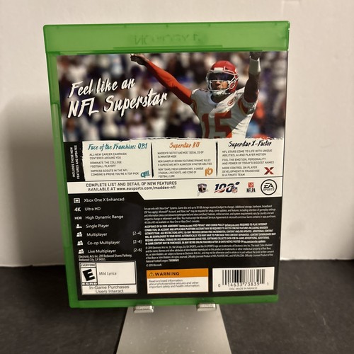 Madden NFL 20 - Microsoft Xbox One CIB Complete Tested In Working Condition - Picture 2 of 3