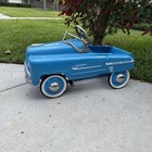 Vintage Blue Boss Pedal Car