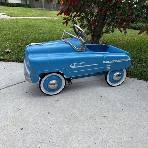 Vintage Blue Boss Pedal Car