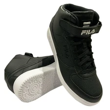 NWT FILA MSRP: $85.99 VULC 13 MEN'S BLACK MID PLUS HI TOP SNEAKERS SIZE 11 11.5