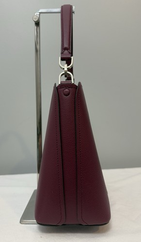 Kate Spade Darcy Satchel Bucket Crossbody Bag Blackberry Purple Leather NWT - Picture 7 of 20