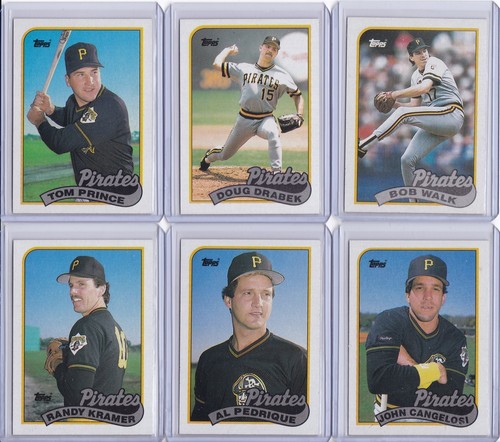 Pittsburgh Pirates 1989 Topps Baseball Team Set 32 Cards - Picture 8 of 15