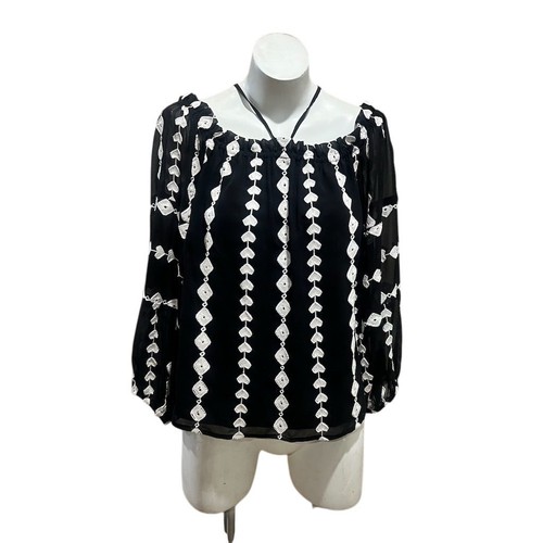Camicetta donna multicolore Vince Camuto manica 3/4 taglia M casual - Foto 3 di 11