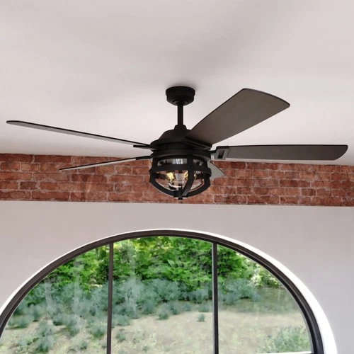 Vaxcel Lighting F0124 54" 5 Blade Indoor / Outdoor Ceiling Fan - Black - Picture 10 of 12