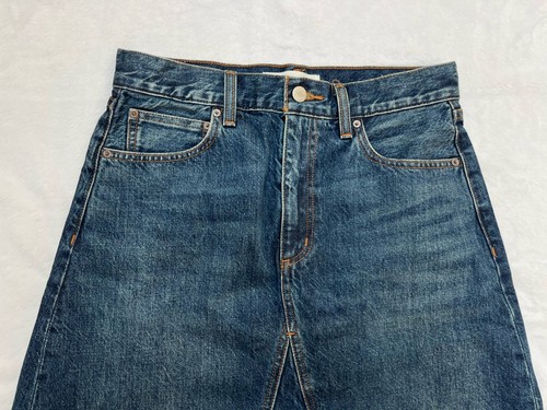 Aritiza Denim Forum The 90s Midi Jeansrock Gr. 27 Dark Wash - Bild 2 von 10
