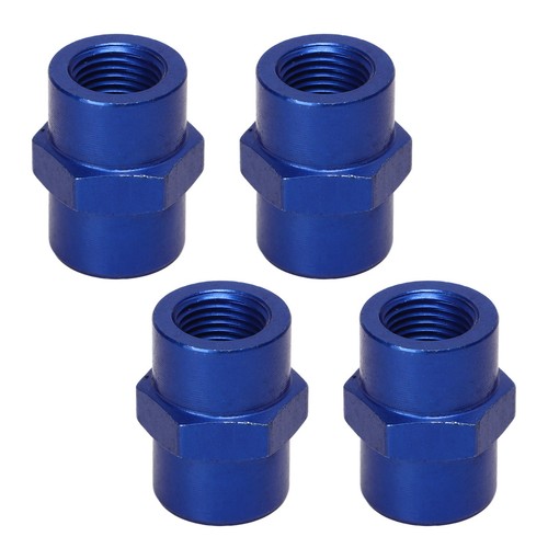 Female Pipe Coupler Fitting 1/8in NPT Female Coupling 4Pcs For Fuel Air Water - Picture 14 of 23