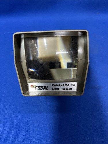 Vintage Focal Panarama Illuminated Slide Viewer 2x2" Slides 2x Magnification - Bild 2 von 6
