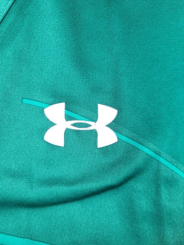 Under Armour Shirt Jersey Men's Medium Green Number 0 Active Athletic Soccer - Picture 3 of 9