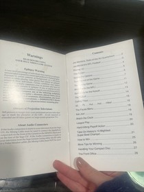 Joe Montana's NFL Football (Sega CD, 1993) Booklet Registration Case Disc As Is