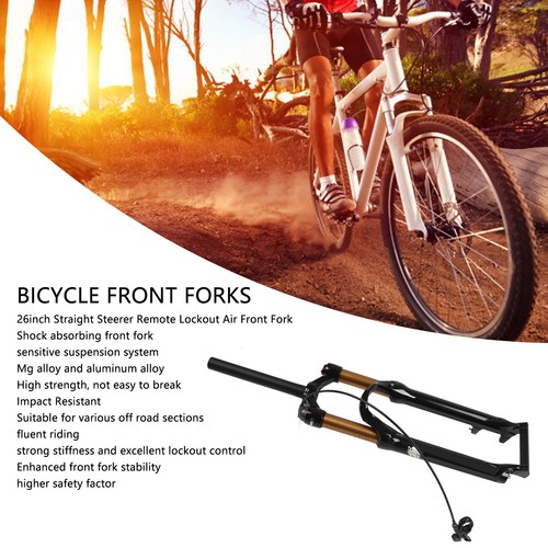 120mm Stroke Mountain Bike Front Fork Lightweight Remote Lockout WZIQ - Picture 14 of 22