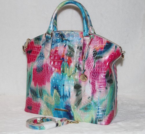 ❤️ Brahmin Large Duxbury Satchel Impression Melbourne Tote Bag Purse Handbag NWT - Picture 3 of 7