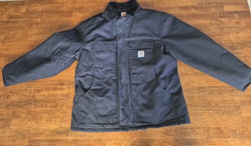 Herren Carhartt Mantel C003-BLK Regular Quilt gefüttert Thermo Coat XL schwarz - Bild 3 von 21