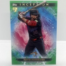 2024 Topps Inception Davis Schneider Toronto Blue Jays RC GREEN