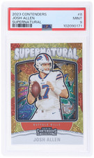2023 Panini Contenders Josh Allen Supernatural #8 PSA 9