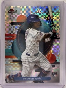 2025 Finest Luisangel Acuna Uncommon RC X-Fractor Rookie #108 New York Mets