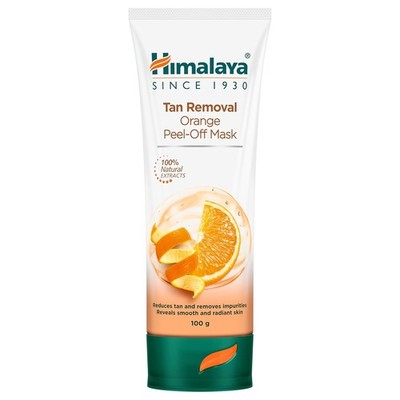 Himalaya Herbals Tan Removal Orange Peel-off Mask, 100g (Pack of 2)
