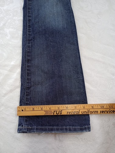 Guess Jeans Women's Size 28 Blue Distressed/Destroyed Daredevil Bootcut - Picture 22 of 22