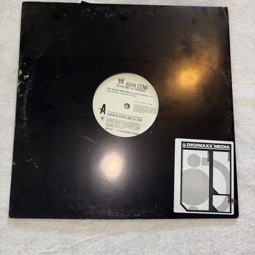John Cena Bad, Bad Man / The Time Is Now 12” Vinyl WWE Promo Rare Bumpy Knuckles
