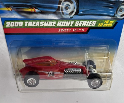 Hot Wheels 2000 Treasure Hunt Series 4 of12 #052 Sweet 16 II Red Real Riders - Bild 3 von 5