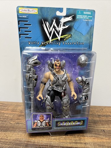 *SET OF 6* 1998 JAKKS PACIFIC WWF STOMP SERIES 3 Action Figures - Picture 7 of 8