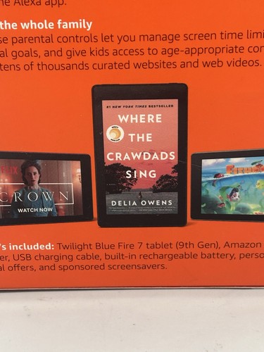 Amazon Fire 7 Tablet (9th Gen) 16GB Wi-Fi 7in - Twilight Blue - Sealed - Picture 3 of 4