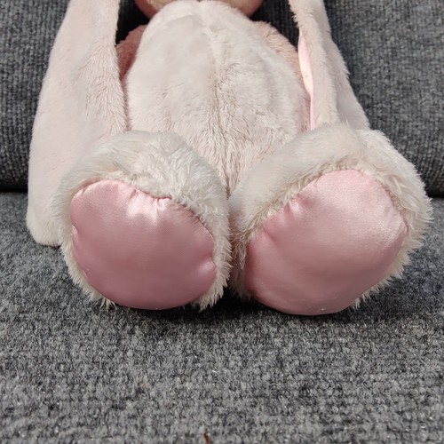 Muñeca de peluche Corderos e hiedra rosa conejito conejo Gigi juguete de peluche orejas largas arco negro - Imagen 5 de 23