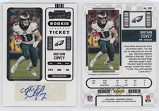 2022 Panini Contenders Rookie Ticket Britain Covey #280 Rookie Auto RC