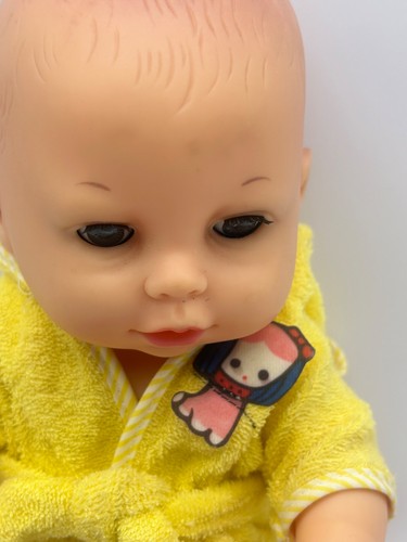 Vintage 1989 Cititoy Baby Doll vinyl and cloth body, featuring moving blue eyes - Bild 10 von 10