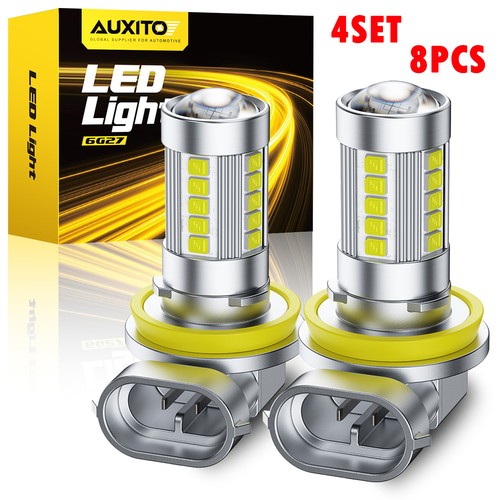 2-20PCS AUXITO H8 H11 H9 LED Fog Headlight Driving Light Bulb DRL Canbus 6G33 - Picture 14 of 25