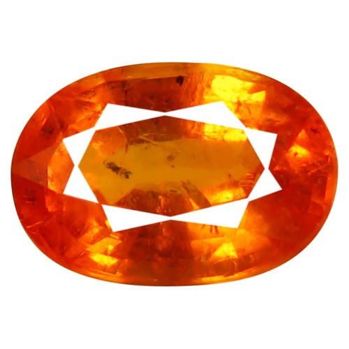 1.36 ct AAA Resplendent Oval Shape (7 x 5 mm) Fanta Orange Spessartine Gemstone