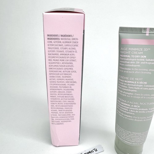 Neu Mary Kay Timewise Age Minimize 3D NACHTCREME Normale bis trockene Gesichtshaut 1,7oz - Bild 7 von 9