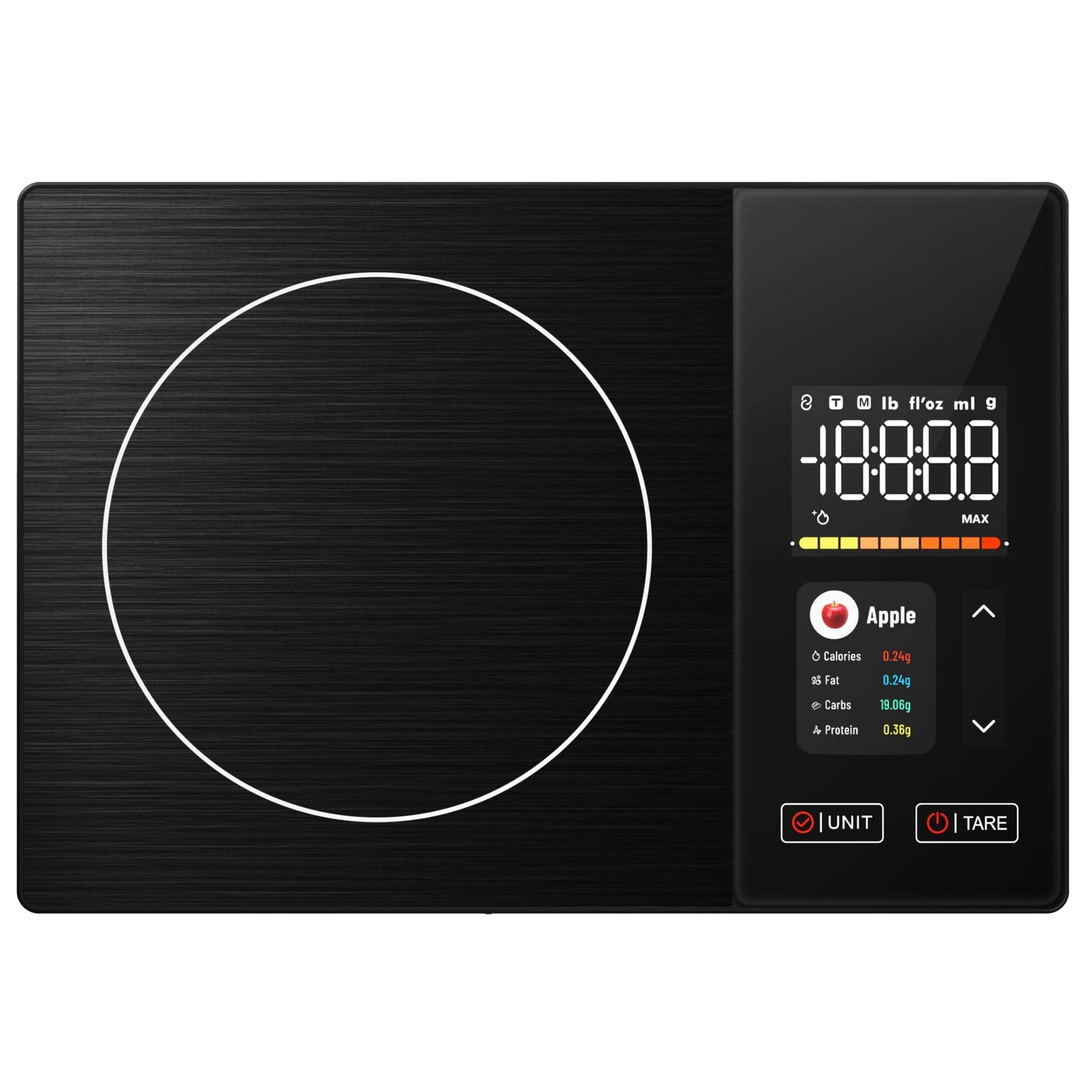 Diyife Smart Kitchen Scales, Food Scale Standard kitchen scale size, Black