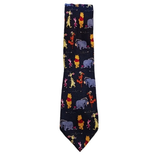 Corbata de colección Disney Pooh para hombre corbata azul en punta Winnie The Pooh And Friends - Imagen 2 de 8