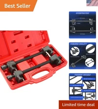 Automotive Coil Spring Compressor Tool - Secure Detent Pins & Easy Operation
