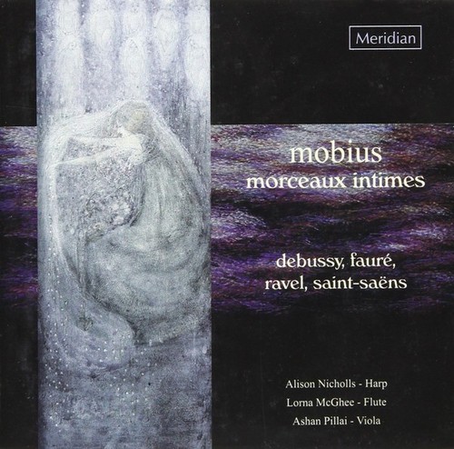 Mobius:  Morceaux Intimes: flute/harp/viola:  NEW sealed 2001 Meridian (U.K.) CD - Picture 1 of 2