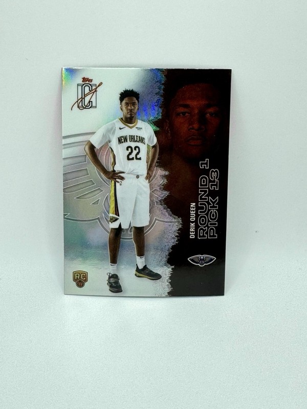 2025-26 Topps Signature Class DERIK QUEEN #110 Chrome Refractor RC Pelicans