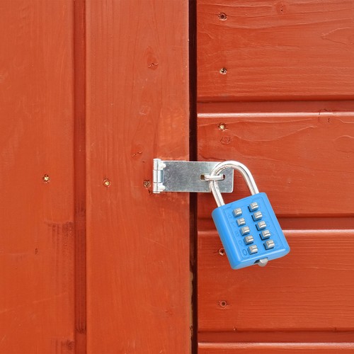 8-stelliges Zahlenkombinationsschloss 4-Positionen-Verriegelungsmechanismus Blau - Bild 7 von 7