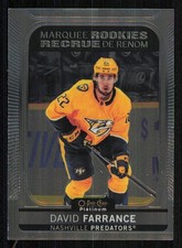 2021-22 O-Pee-Chee Platinum #210 David Farrance RC