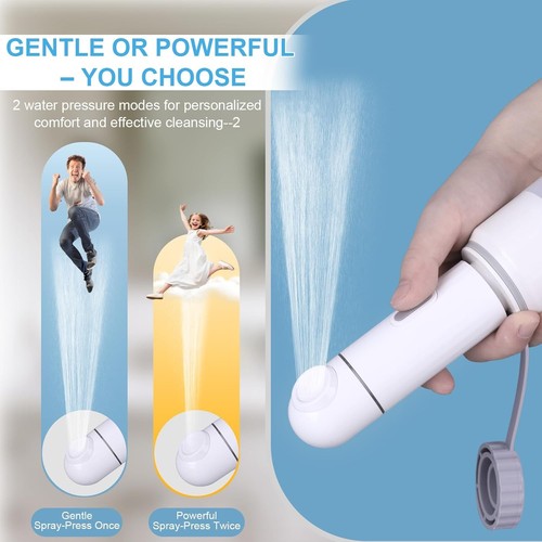 Bidet Elettrico Portatile da Viaggio, 350ML USB-C Ricaricabile Spruzzatore Portatile - 2... - Foto 2 di 8