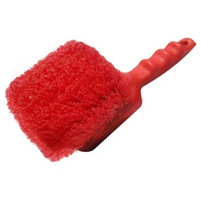 TOUGH GUY 807N36 Scrub Brush,Straight,Poly,8-1/2",Red 807N36