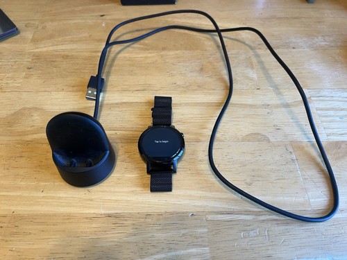 Motorola Moto 360 2nd Gen Smart Watch 42mm Black Milanese Magnetic Band Tested
