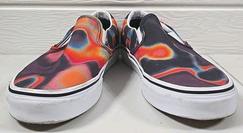 Scarpe da skate classiche Vans da uomo taglia 10 in tela 721356 aura scura slip-on - Foto 2 di 9