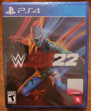 WWE 2K22 Sony PlayStation 4 NEW Wrestling WWF Rey Mysterio PS4 Machine Gun Kelly