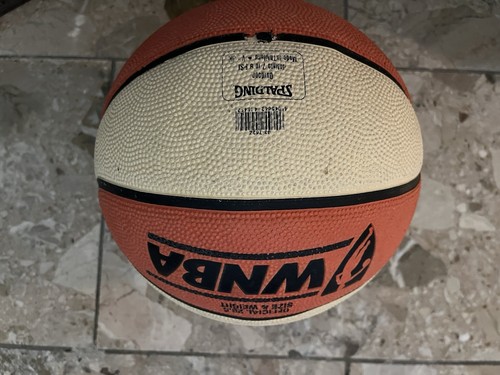 Spalding Basketball WNBA Pro, 28,5/Gr. 6, Orange Weiss, Outdoor Game Ball, gut - Bild 3 von 6