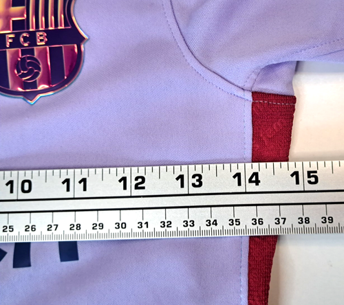Kids Medium Nike FC Barcelona 2021 2022 Away Football Jersey Soccer Purple Boys - Picture 7 of 8